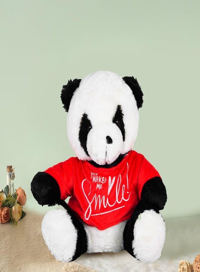 ARCHIES Plush Soft Toy Panda (You are My) 30 Cm - Red | Romantic Gifts | Perfect Gifting Item for Valentines Day | Romantic Gift for Girlfriend, Boyfriend, Couples 769748 - Image 4