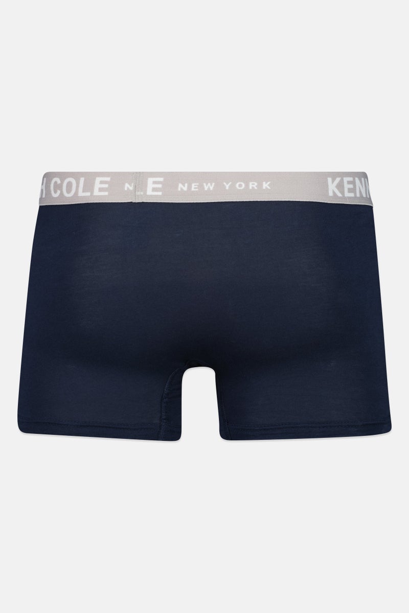 Kenneth Cole Men 2 Pack Brand Logo Trunks, Multicolor - Image 2