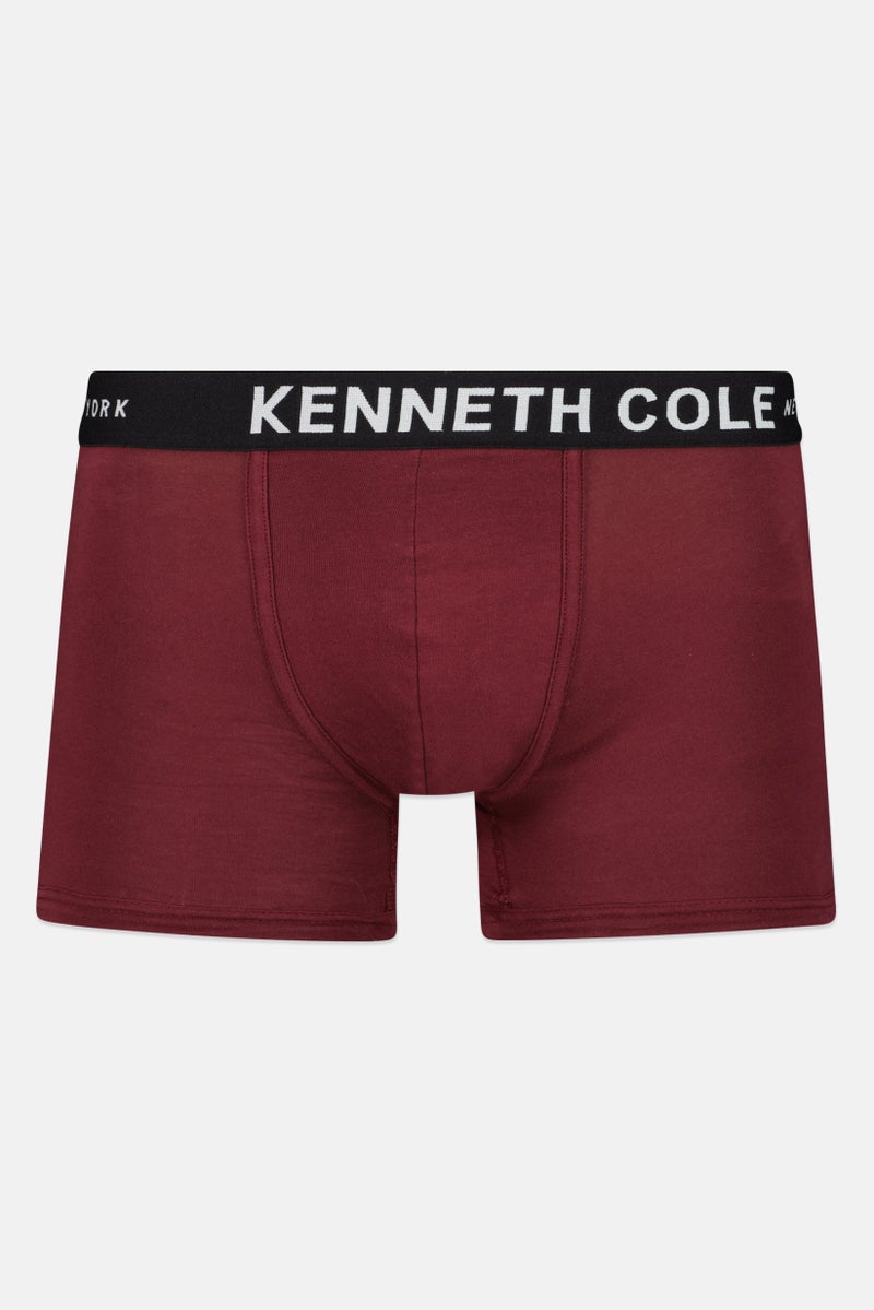 Kenneth Cole Men 2 Pack Brand Logo Trunks, Multicolor - Image 5