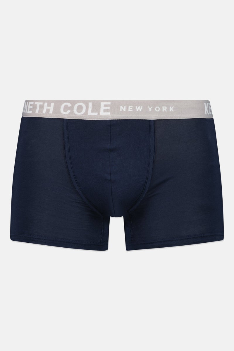 Kenneth Cole Men 2 Pack Brand Logo Trunks, Multicolor - Image 4