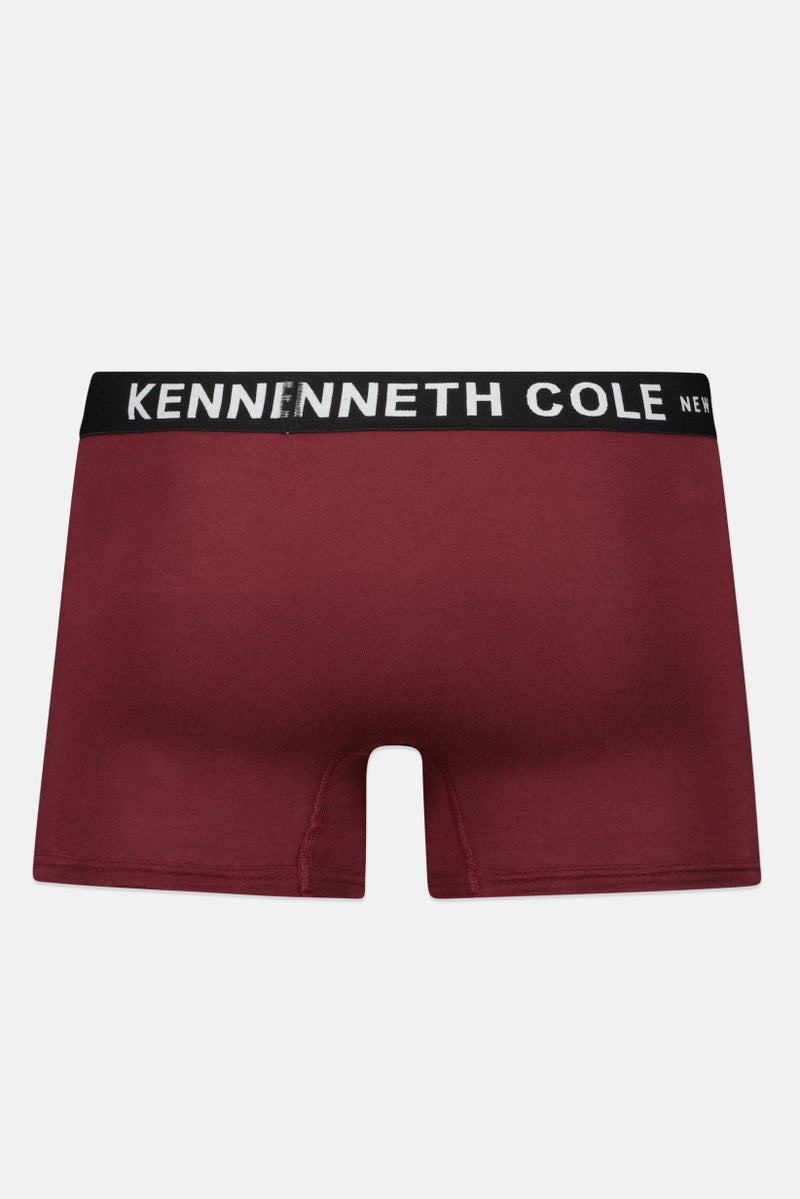Kenneth Cole Men 2 Pack Brand Logo Trunks, Multicolor - Image 3