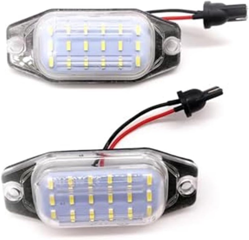 Wivplex 2Pcs White License Plate Light for Toyota Prado - Image 1