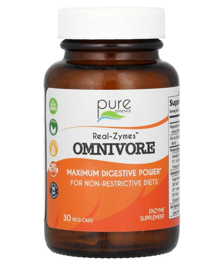 Real-Zymes Omnivore 30 Vegi-Caps