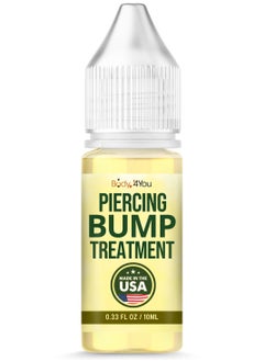 BodyJ4You BodyJ4You Piercing Bump Treatment Keloid Bump Removal | Nose Piercing Cleaner Ear Piercing Cleaning Solution | Bump Shrinking Drops Keloid Bump Removal | Aftercare Piercing Solution | 0.33 Fl Oz  - Image 1