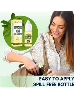 BodyJ4You BodyJ4You Piercing Bump Treatment Keloid Bump Removal | Nose Piercing Cleaner Ear Piercing Cleaning Solution | Bump Shrinking Drops Keloid Bump Removal | Aftercare Piercing Solution | 0.33 Fl Oz  - Image 3