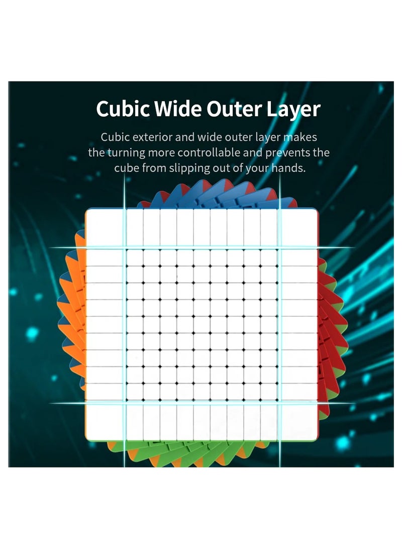 مو يو MoYu Meilong 11x11 مكعب السرعة غير المغناطيسي بدون ملصقات - Image 2