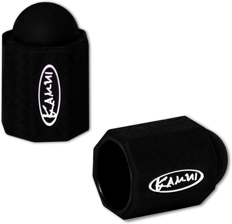 KAMUI Billiard Cue Tip Protector 2-Pack Leather Burnisher (Black) - Image 3