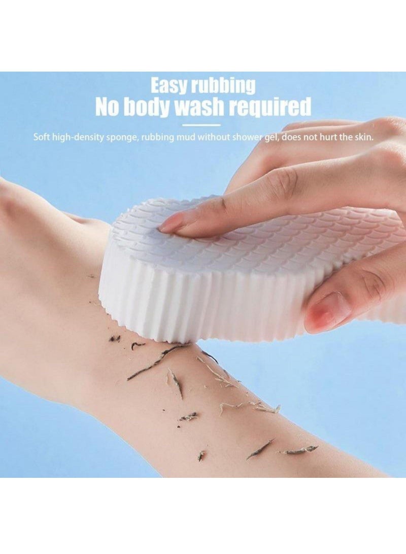 1Pcs Soft And Comfortable Baby Bath Sponge Grey - Image 3