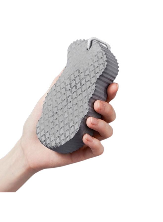 1Pcs Soft And Comfortable Baby Bath Sponge Grey - Image 1