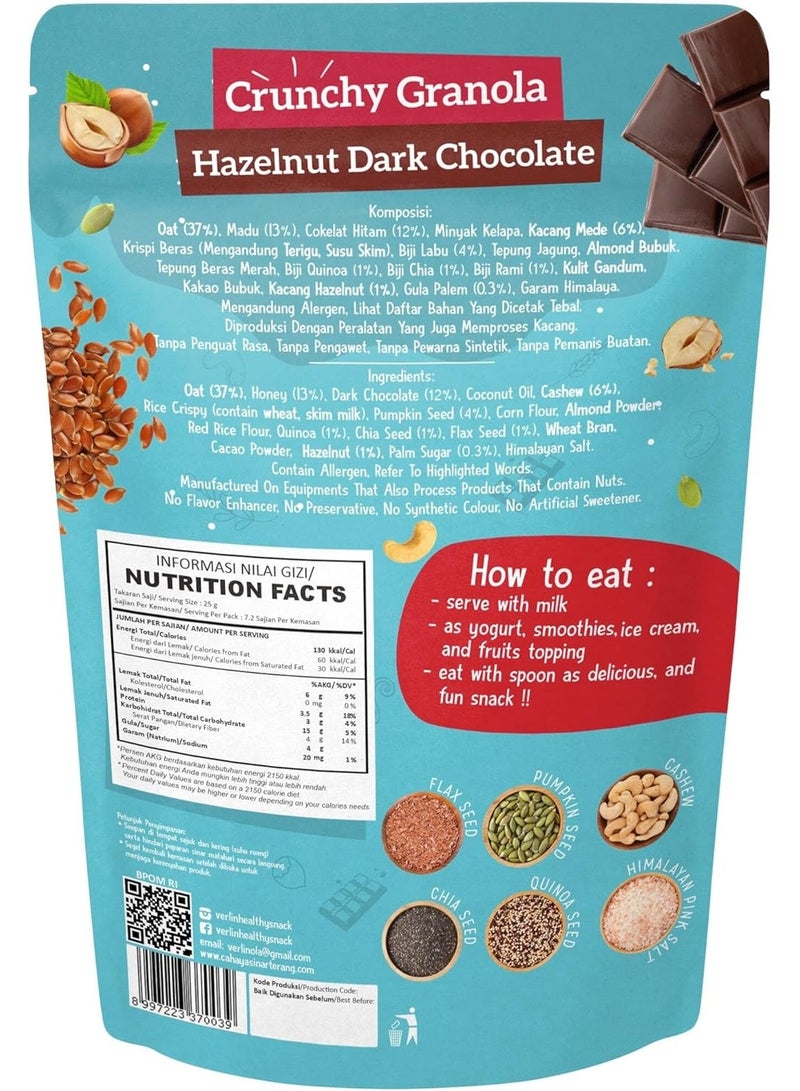 Verlin Specialite Granola snack (Hazelnut & Dark Chocolate) - Image 2
