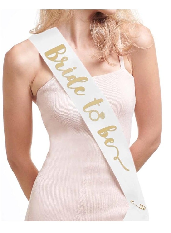 Bachelorette Party Decorations Sash - Bride To Be | Bridal Shower Decorations | Engagement Party Decoration | Sash For Bride - Bachelorette Favor - Image 1