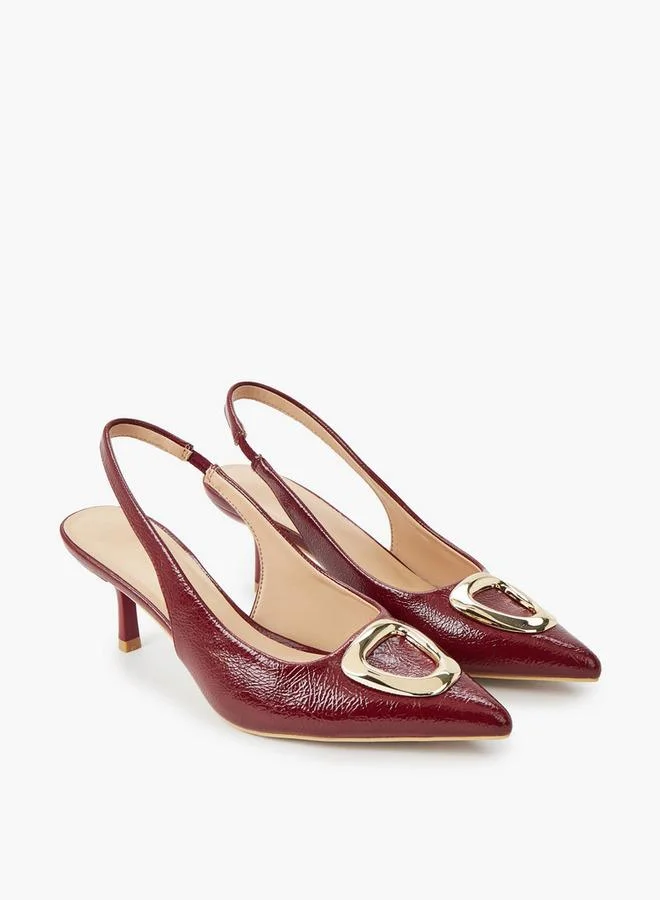 سيليست Women Kitten Heel Slingback Shoes
