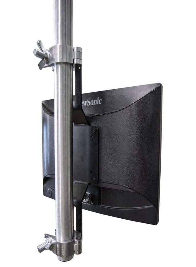 Kupo VESA Screen Truss Mount, Heavy Duty Low Profile Monitor and TV Mount for 30–40cm Truss with VESA 75mm and 100mm Patterns - Silver (KG816612) - Image 4