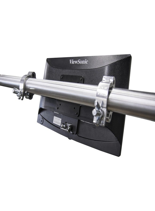 Kupo VESA Screen Truss Mount, Heavy Duty Low Profile Monitor and TV Mount for 30–40cm Truss with VESA 75mm and 100mm Patterns - Silver (KG816612) - Image 5