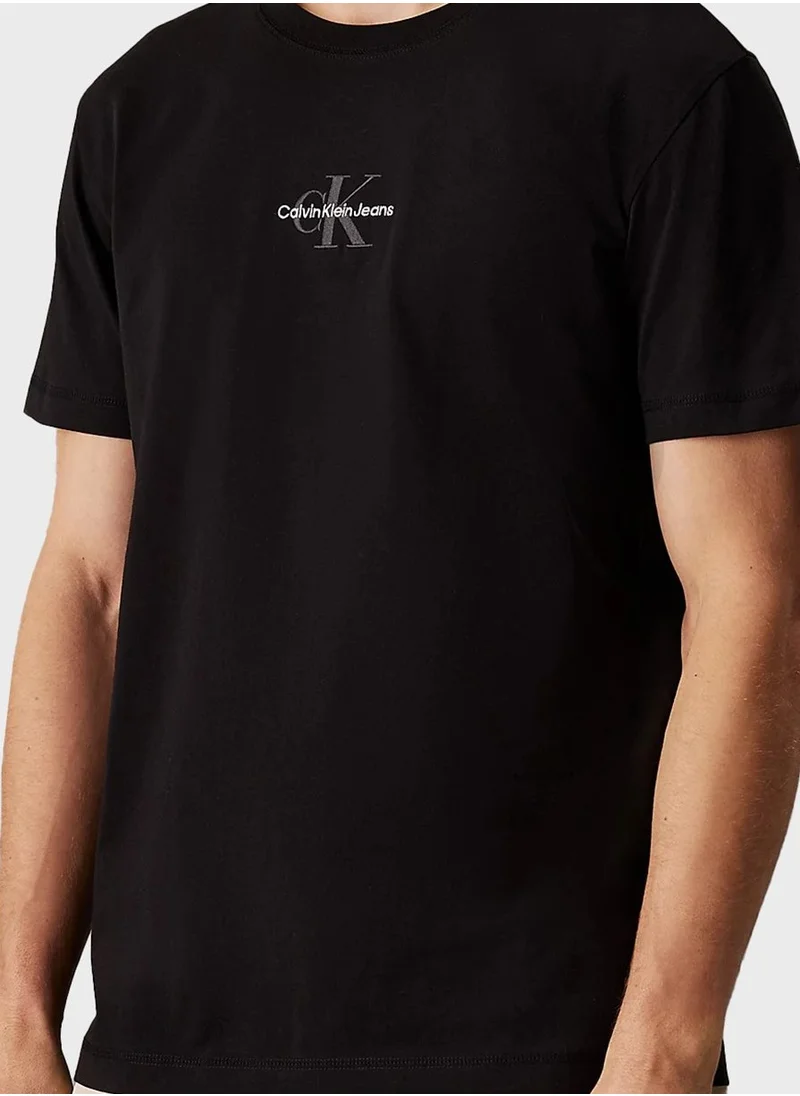 Calvin Klein Jeans Monologo Cotton T-Shirt