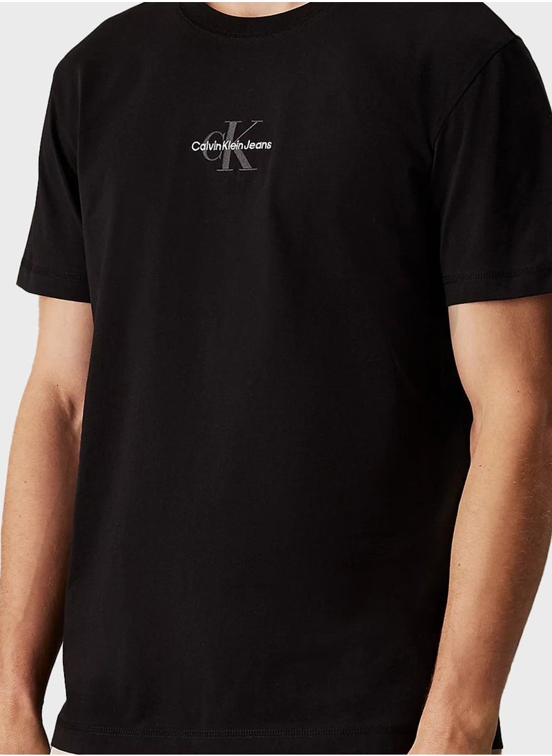 Calvin Klein Jeans Monologo Cotton T-Shirt 