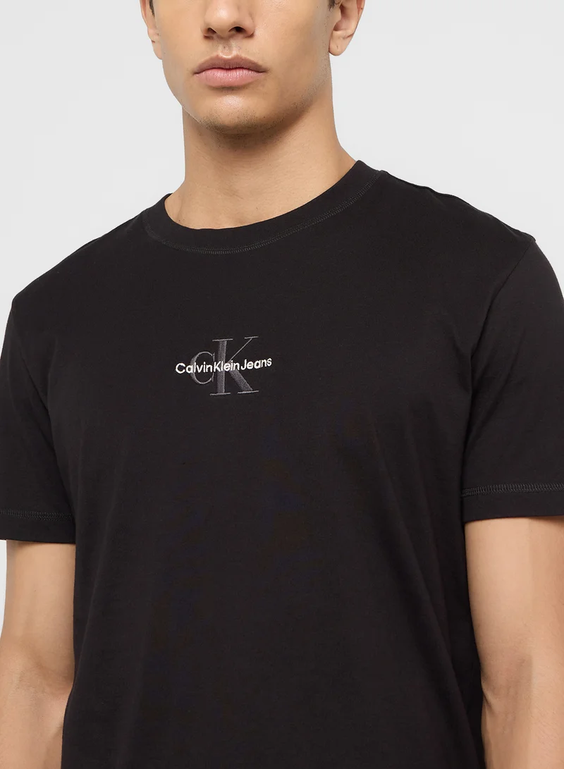 Calvin Klein Jeans Monologo Cotton T-Shirt