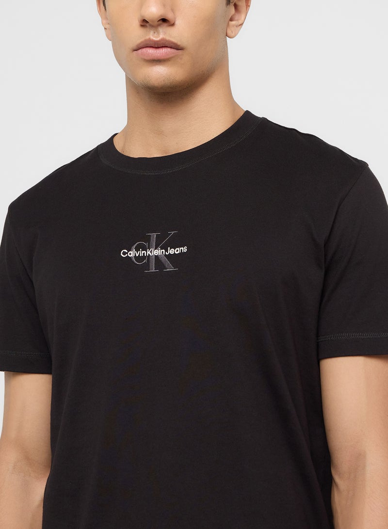 Calvin Klein Jeans Monologo Cotton T-Shirt  - Image 3