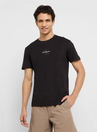 Calvin Klein Jeans Monologo Cotton T-Shirt