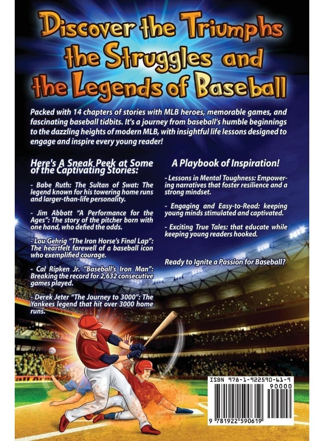 Inspiring Baseball Stories for Kids: 14 Incredible Baseball Tales with Lessons in Courage & Mental Toughness for Young Sports Fans  - Image 2