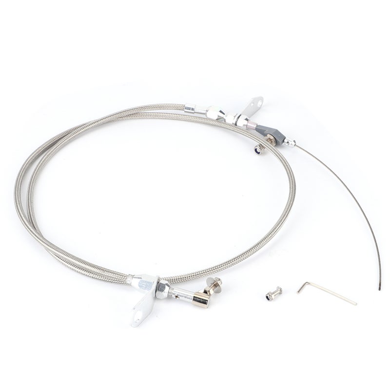 Transmission Kickdown Cable Kit 

Stainless Braided Kick Down Detent Fits for Chrysler 904 - Image 1