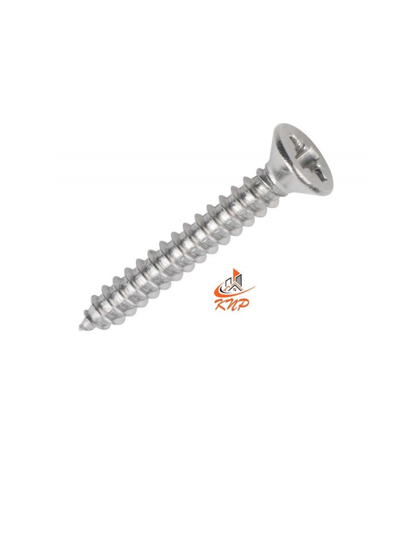 KNP Self Tapping CSK Head Screw 12 X 1" - Image 2
