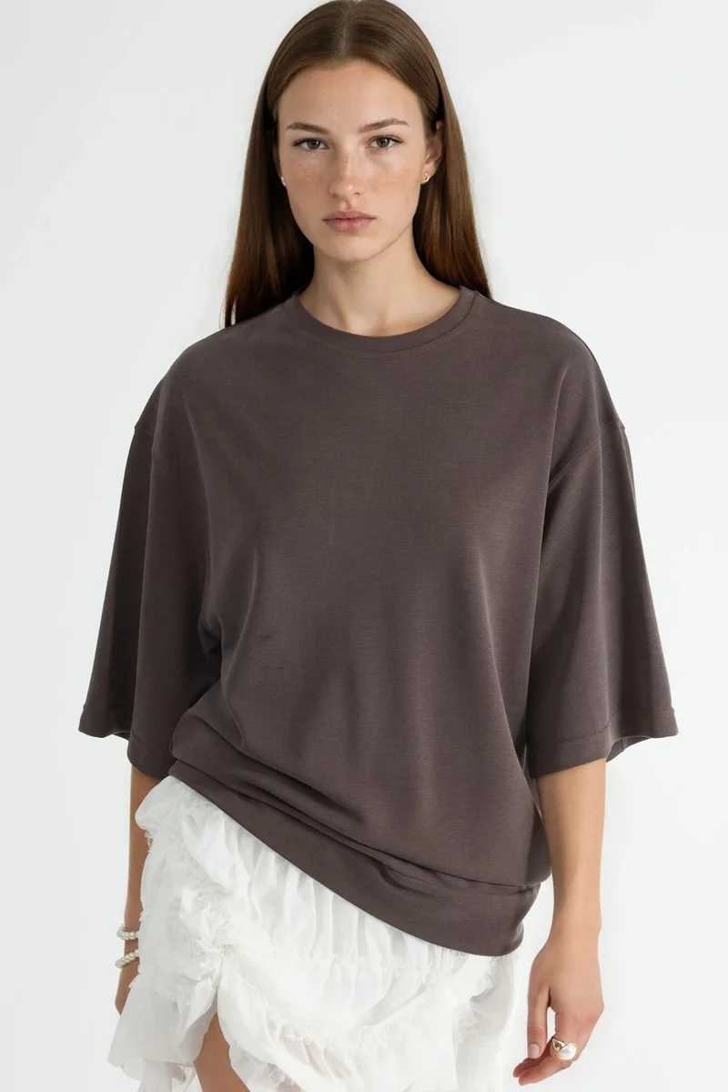 بوسيم BUSEM Oversized Crew Neck Tee
