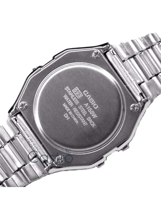 CASIO Men Formal Digital Watch A158WA - 33 mm - Silver - Image 2