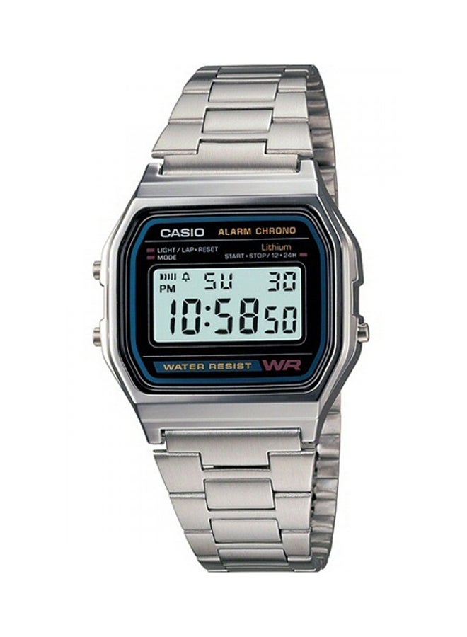 CASIO Men Formal Digital Watch A158WA - 33 mm - Silver - Image 1