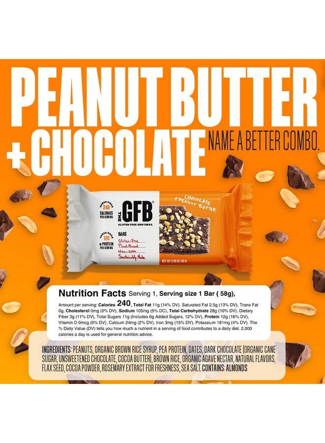 The GFB Variety Pack Protein Bars - Gluten Free, Plant Based, Non GMO, Sustainably Made - Ridiculously Tasty, Healthy, Vegan, Nutrition Snack Protein Bars, 2.05 oz (10 Count) - Image 3