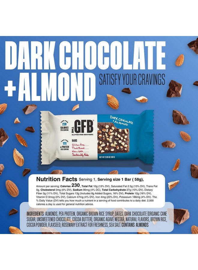 The GFB Variety Pack Protein Bars - Gluten Free, Plant Based, Non GMO, Sustainably Made - Ridiculously Tasty, Healthy, Vegan, Nutrition Snack Protein Bars, 2.05 oz (10 Count) - Image 4