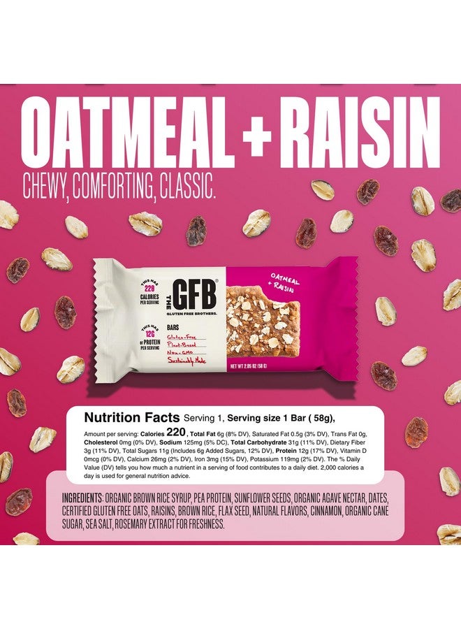 The GFB Variety Pack Protein Bars - Gluten Free, Plant Based, Non GMO, Sustainably Made - Ridiculously Tasty, Healthy, Vegan, Nutrition Snack Protein Bars, 2.05 oz (10 Count) - Image 5