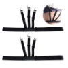 Mens Anti-Wrinkle Shirt Garters Nylon Wallet points  - Image 2