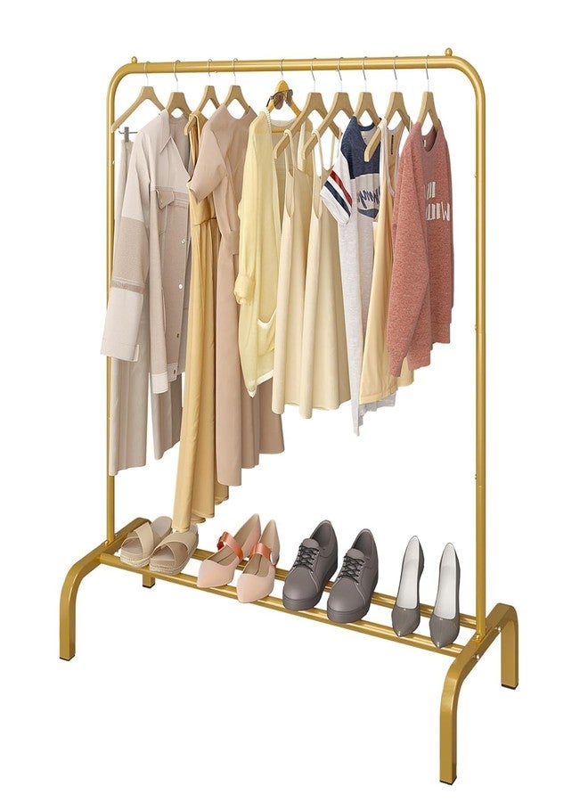 BRIGATTES Organizer for Clothes Storage Cabinet Shelf Organizer Foldable & Stackable Clothes for Wardrobe golde - Image 3