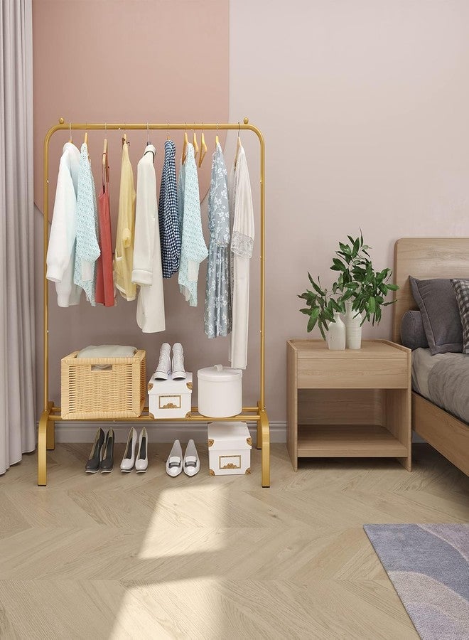 BRIGATTES Organizer for Clothes Storage Cabinet Shelf Organizer Foldable & Stackable Clothes for Wardrobe golde - Image 4