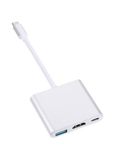 نيبمينينت موزع مركزي USB متعدد المنافذ لكابلات التوصيل فضي  - Image 1