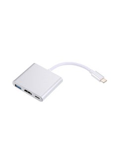 نيبمينينت موزع مركزي USB متعدد المنافذ لكابلات التوصيل فضي  - Image 3