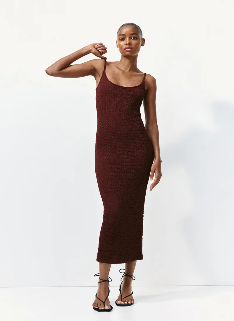 اتش اند ام Textured Knit Dress