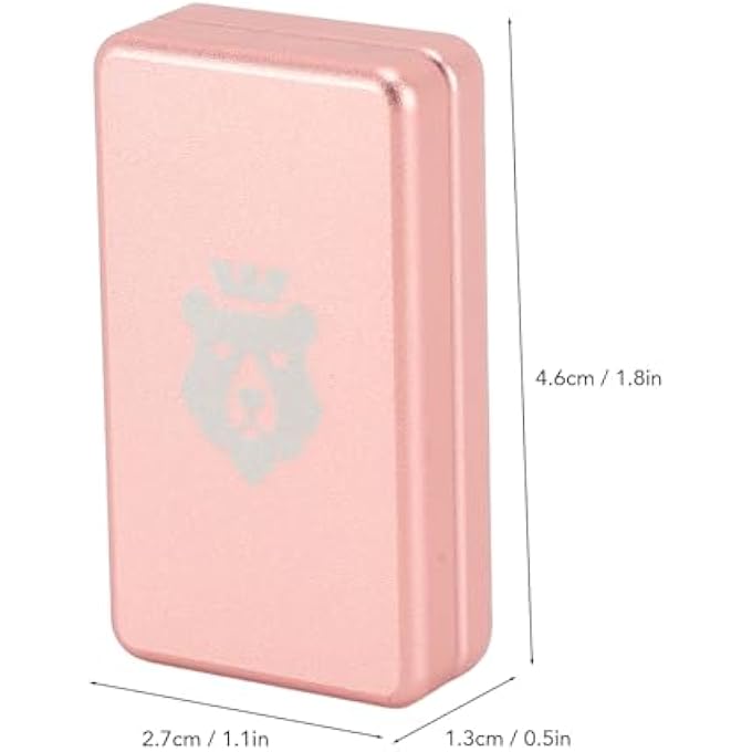 POENVFPO Push Card Slider Toy, Aluminum Alloy Push Card Slider Toy Stress Anxiety Relief Fidget Compact Pocket Size for ADD ADHD Autism for Adults (Pink) - Image 3