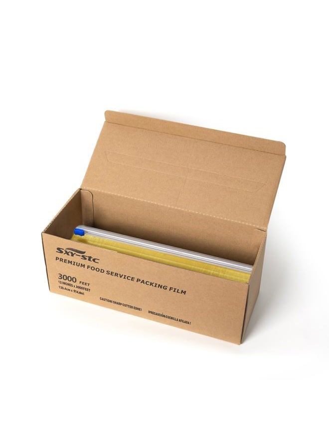 SXY-STC 12 Inch x 3000 Feet Plastic Cling Wrap - Image 2