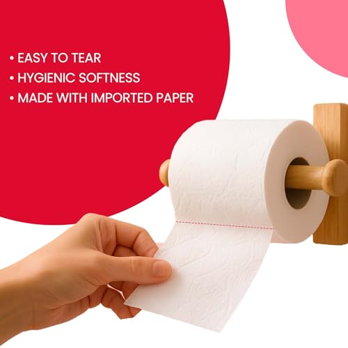 DAFFODIL 2Ply Toilet Paper Tissue –4 Packs (400 pulls/roll, 1600 pulls, 3200 sheets) UltraSoft Toilet Paper Roll, Strong and Long Lasting for Home or Office Use - Image 2
