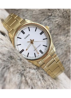 CASIO Casio LTP-V005G-7A Gold Stainless Steel Strap Watch for Women  - Image 3