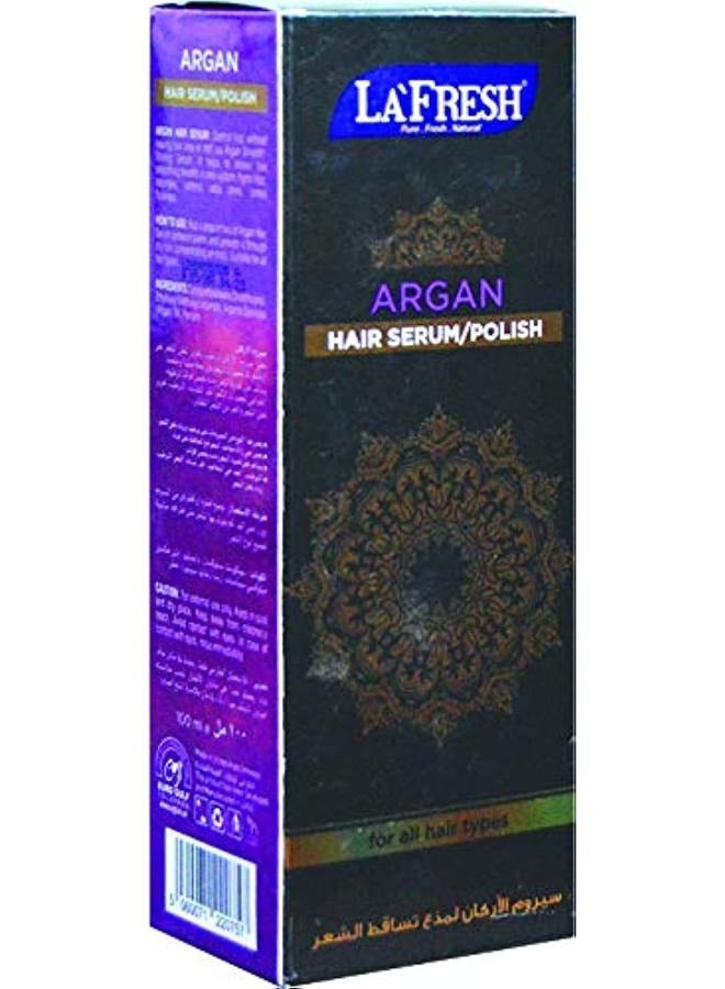 LA FRESH Frizz Control Argan Hair Serum For Hair Growth  Nourishing  100ml