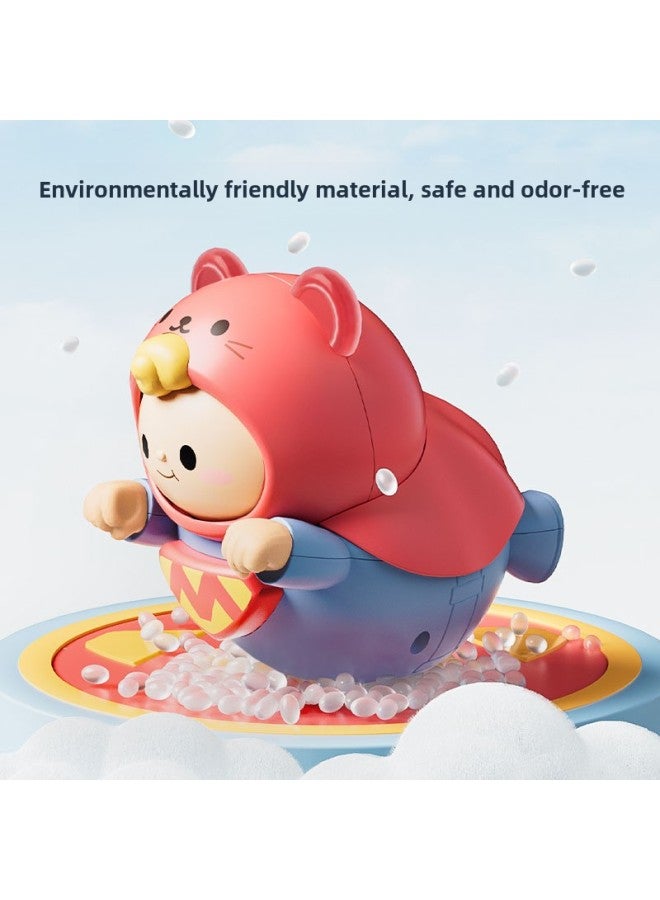 Superman Tumbler Toy Cute Fun Cute Silicone Ears Baby Baby Educational Early Education Children's Toys-Color: Superman Tumbler - Image 5