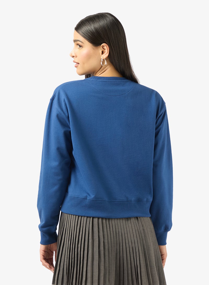 Ginger Crew Neck Oversize Paris Sweatshirt - Image 2