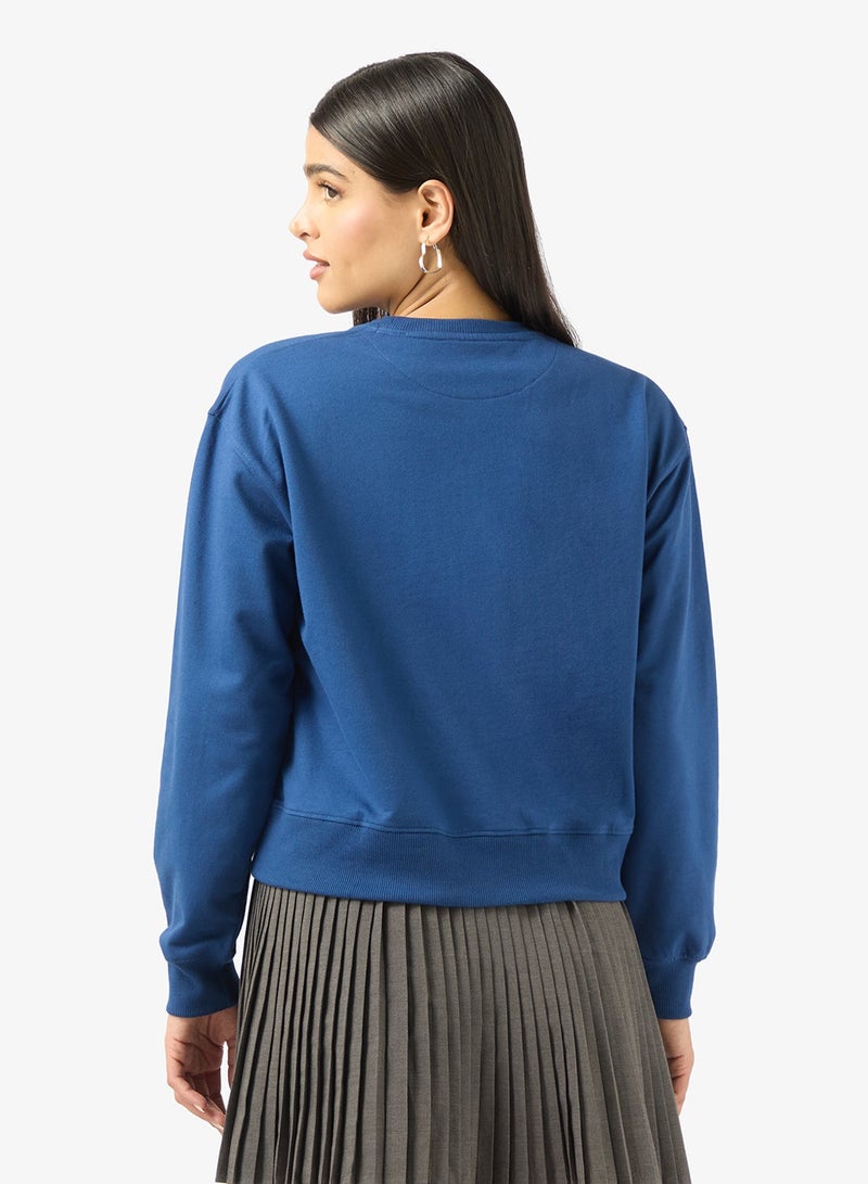 Ginger Crew Neck Oversize Paris Sweatshirt - Image 2
