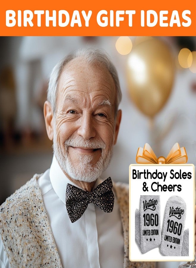 Happy Pop HAPPYPOP 65th Birthday Gifts for Men - 1960 Birthday Gifts for Him, Gift Ideas for 65 Year Old Man, 1960 Socks for 65 Year Old - Image 2