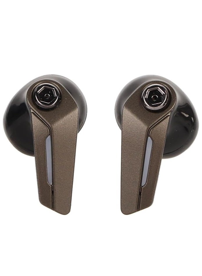 Jiawu Wireless Earbuds, B88 IPX4 Water Resistance Gaming Earbuds, Stylish & Noise Cancelling Headphones with LED Breathing Lights, Long Lasting Battery Life, Ergonomic Design (Orange)  - Image 3