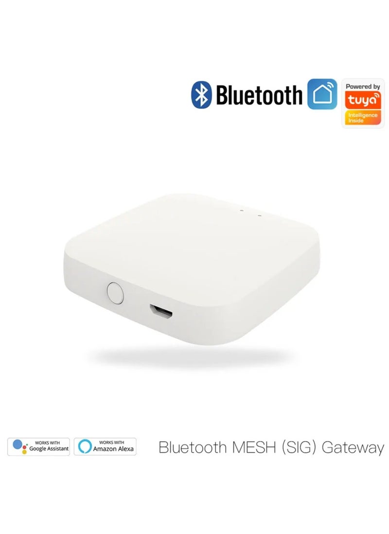 UanTii Tuya Bluetooth Gateway Wireless Bluetooth Hub Bridge Works for All Tuya Bluetooth Mesh Devices App Control Compatible with Alexa Google Home (Bluetooth Hub)  - Image 1