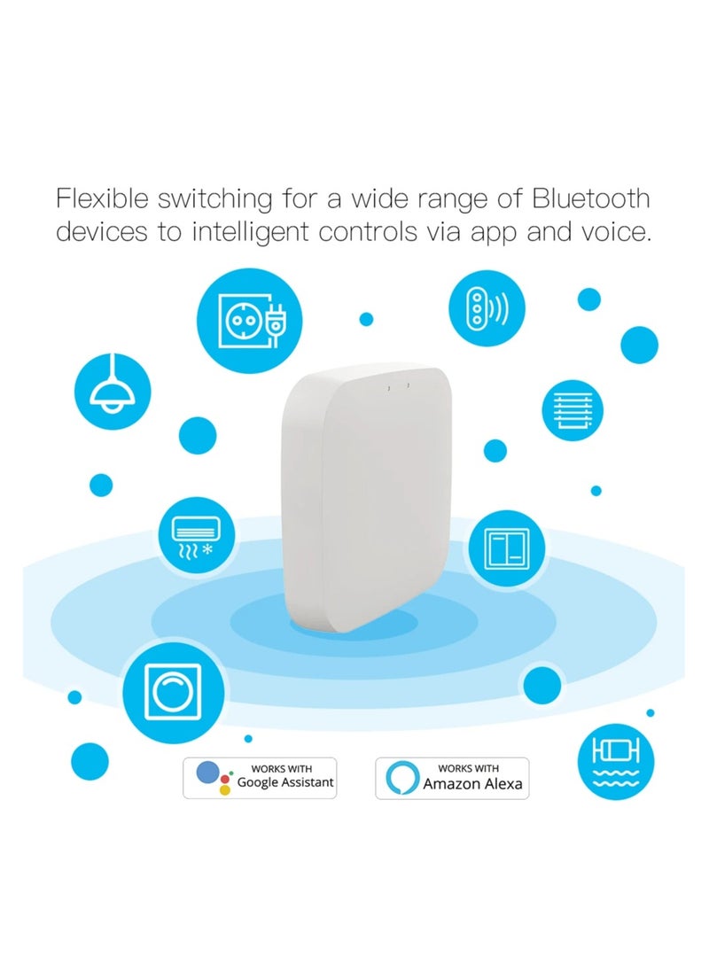 UanTii Tuya Bluetooth Gateway Wireless Bluetooth Hub Bridge Works for All Tuya Bluetooth Mesh Devices App Control Compatible with Alexa Google Home (Bluetooth Hub)  - Image 2